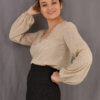 Blouse Valentine nude